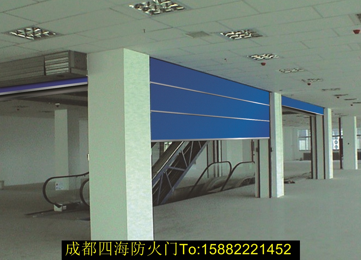 门业图片-防火门系列防火卷帘门，四川防火门厂家生产销售防火卷帘门，特级防火卷帘门定做图片